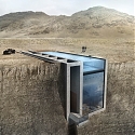 This Cliff-Face House Overlooking the Aegean is a Lair Fit for a Supervillain