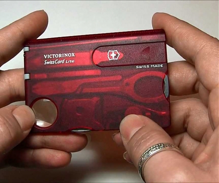 The Victorinox Swiss Army SwissCard Fits Discreetly in Your Wallet