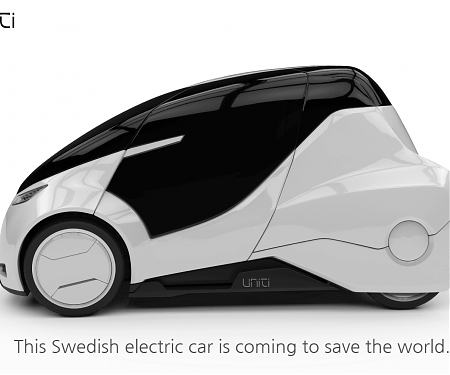 (Video) Sweden's Uniti Short-Range City EV Successfully Navigates Crowdfunding Route