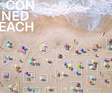 This Colorful Tape Kit Helps You Social Distance on the Beach