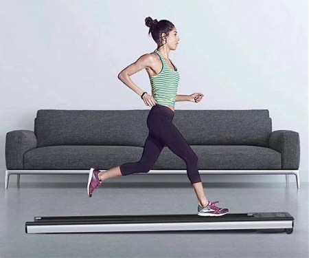 Ultra-Sleek Mini Walk Smart Treadmill Tucks Away Where Others Can't