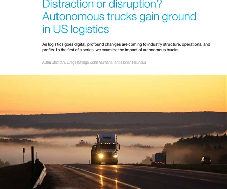 (PDF) Mckinsey - Distraction or Disruption ? Autonomous Trucks Gain Ground in US Logistics