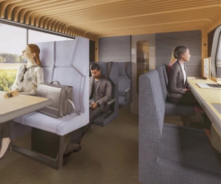 The Netherlands’ New Train Cars are Nicer Than Your Office