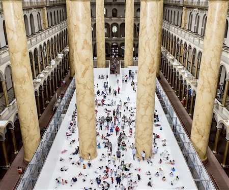 Museum Is Filled With A Million Plastic Balls, Becomes Awesome, Huge Ball Pit