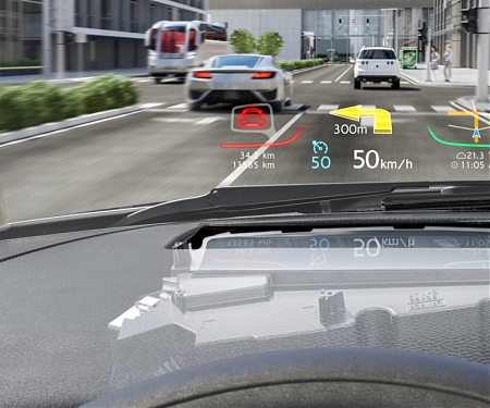 Continental Puts Augmented Reality Into The Windscreen with Its Head Up Display