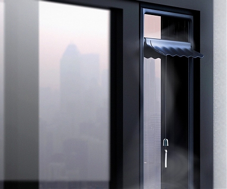 Sun Shower : Air Purifier Using Water Curtain