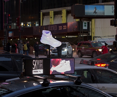 360-Degree Hologram Ads Promote New Puma Trainers