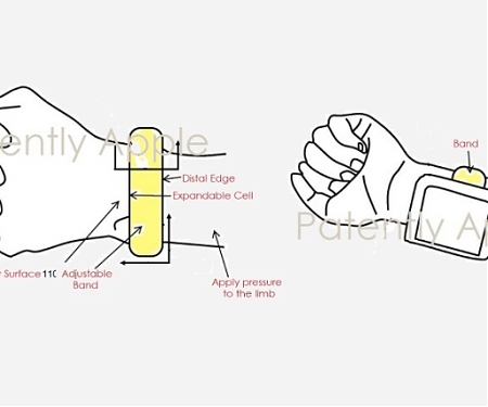 (Patent) Apple has Won a Patent for a Low-Profile Blood Pressure Measurement System