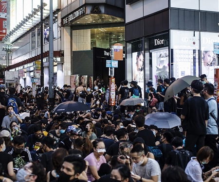 North America Luxury Stocks Drop as Hong Kong Protests Mount