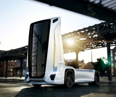 The Gruzovikus is an 'Intelligent' Freightliner Truck That Transports Cargo Without a Driver