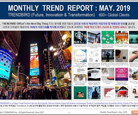 Monthly Trend Report - May. 2019 Edition