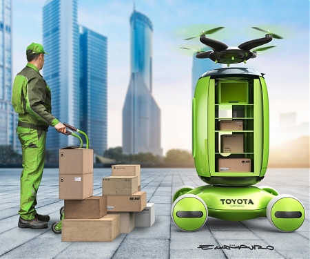 Drone Delivery of the Future - Toyota Gamaru