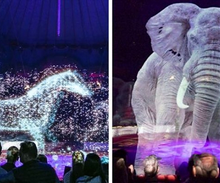 (Video) German Circus Replaces Animals with Stunning Holograms