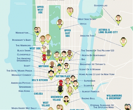 (Infographic) Movie Maps : Where Films Are Shot Worldwide