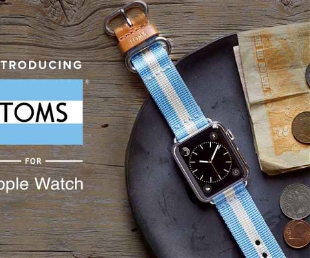 Toms Releases New Apple Watch Bands with Official Steel Lugs and Buckles