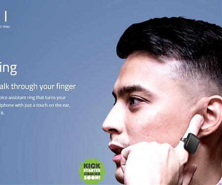 Bone Conduction Ring Puts Phone Calls at Your Fingertips - Orii
