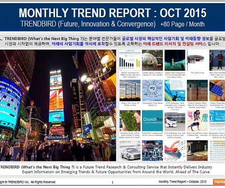 Monthly Trend Report - October. 2015 Edition