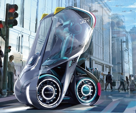 This Futuristic 3-in-1 Mobility Concept - Mobility-R3