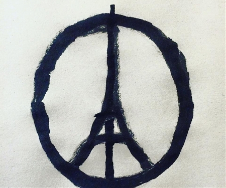 How The "Peace For Paris" Sign Spread Around The World