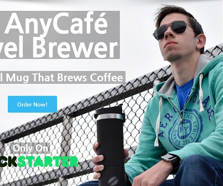 The AnyCafé Travel Brewer - The Travel Mug That Brews Coffee