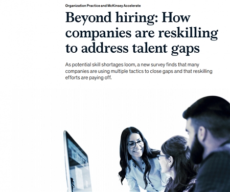(PDF) Mckinsey - Beyond Hiring: How Companies are Reskilling to Address Talent Gaps