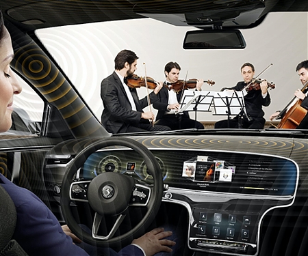 Continental Details Speaker-Free In-Car Audio Systems