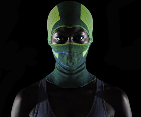 Electric Balaclava Heats Air to Help Winter Athletes