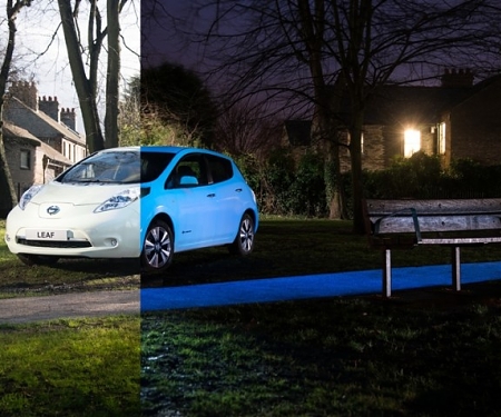 (Video) Nissan’s Glow-in-The-Dark Car Paint