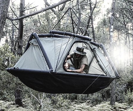 Inflatable Exo Tent Brings a Taste of Glamping to Ground and Trees