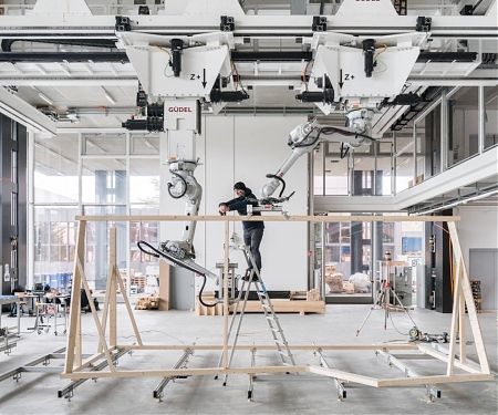(Video) Hold This Beam for Me, Friend Robot, and Let Us Construct a House Together  - Spatial Timber Assemblies