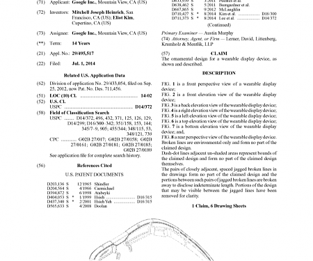 (Patent) Once Thought Dead, Google Glass Gets a Second Coming