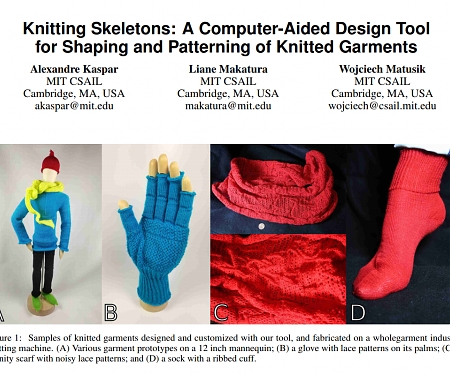 (Paper) AI-Based Knitting Design Software : MIT's Knitting Skeletons