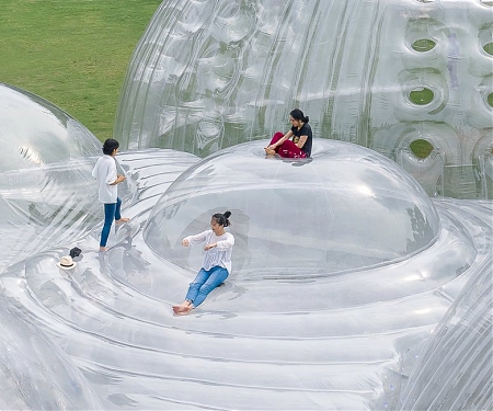 'Air-Mountain' is an Inflatable Pavilion Designed for Shenzhen