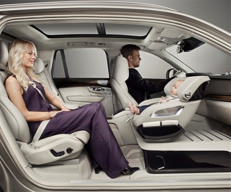 Volvo Cars Adds a Little Luxury with Excellence Child Seat Concept