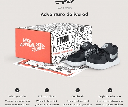Nike Launches a Sneaker Subscription Service for Kids - Nike Adventure Club