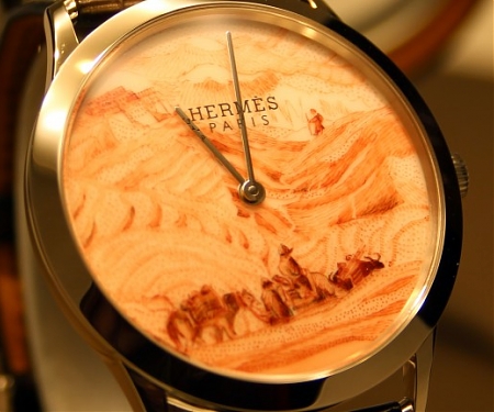 Herm?s Debuts Limited Edition Slim Watches with Hand-Painted Dials