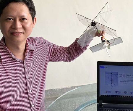 (Video) Is It a Bird, a Plane ? Not Superman, But a Flapping Wing Drone