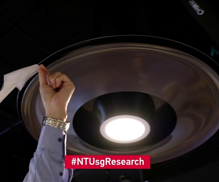 (Video) ​Bladeless Ceiling Fan Uses Less Energy and Kills Microorganisms - Vortec