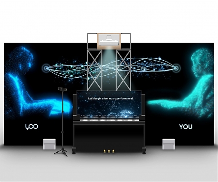 Yamaha Exhibit Experiential AI Music Installation "Duet with YOO" at 2018 SXSW