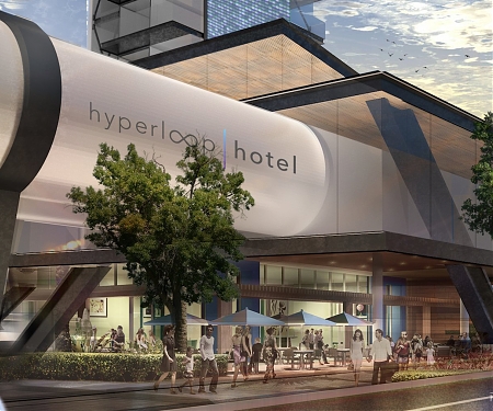 This $130M 'Hyperloop Hotel' Would Allow People to Travel Between Cities in Luxury Rooms