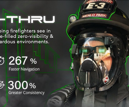 Edge-Finding Thermal HUD Gives Firefighters Vision Through Heavy Smoke