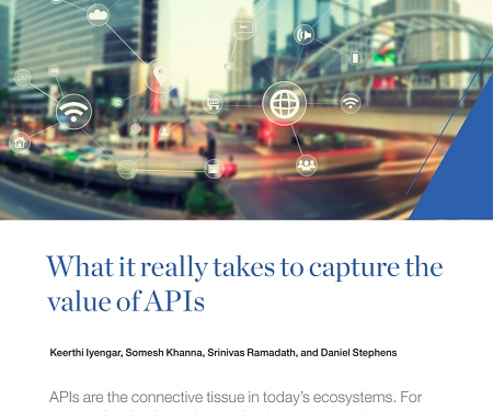 (PDF) Mckinsey - What It Really Takes to Capture the Value of APIs