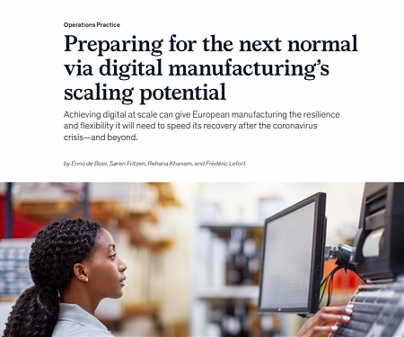 (PDF) Mckinsey - Preparing for The Next Normal via Digital Manufacturing’s Scaling Potential