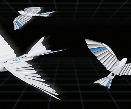 (Video) Upgraded Bionic Bird Mimics Real-World Swallow - Festo's BionicSwifts