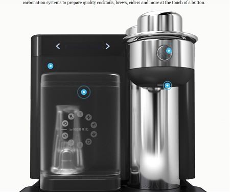 This Machine Is Like a Keurig for Cocktails (and It Even Brews Beer)