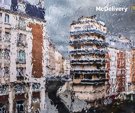 McDonald’s France Created Lovely, Impressionistic Ads About Days That Call for Delivery