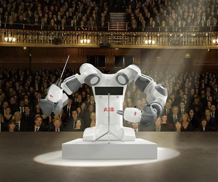 (Video) ABB's YuMi Robot Takes on the Role of Conductor