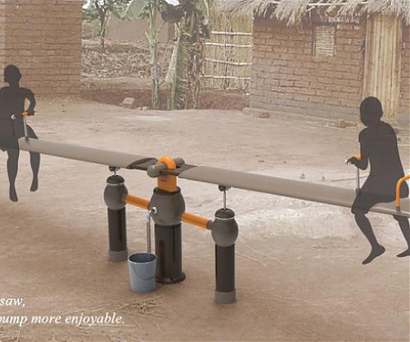 OaSisaw - Seesaw Shaped Pump