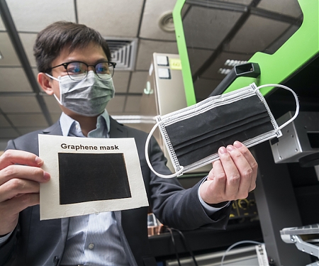 (Video) Graphene Facemask to Deactivate Coronaviruses and Bacteria