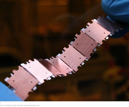 Fraunhofer - Specially Designed Batteries for Wearable Devices